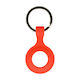 Keychain Case Silicone for AirTag in Orange color