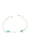 Kiriakos Gofas Kids Bracelet from Gold 9K with Stones