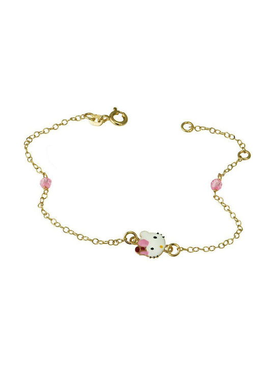 Κατσιγιάννης Kids Gold Bracelet 14K for Girl