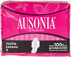 Ausonia Night Sanitary Pads with Wings 9pcs