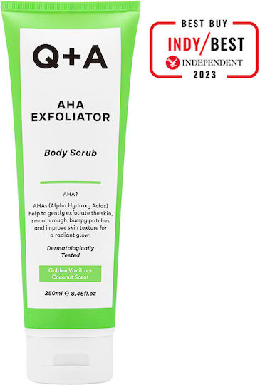 Q+A Natural Skincare Scrub Body 250ml