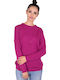 Women's Long Sleeve Sweater Festival Fuchsia