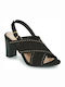 Madine Sandale Elegante Damă Negre