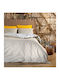 Cokitex Παπλωματοθήκη Βαμβακερή Μονή 165x245 Luna Sage