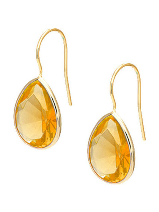 Earrings made of Silver Gold Plated