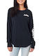 Hollister Women's Blouse Long Sleeve Blue