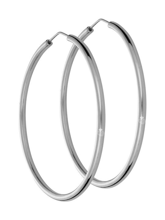 Mm Earrings Hoops made of Silver