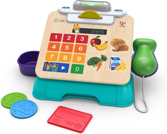 Hape Ταμειακή Μηχανή από Ξύλο για 3+ Ετών
