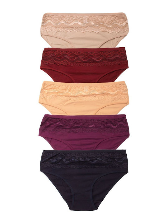 Sexen Cotton Women's Slip MultiPack with Lace ''''''