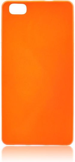 Huawei Back Cover Σιλικόνης Πορτοκαλί (Huawei P8 Lite)