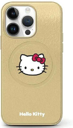 Hello Kitty Back Cover Plastic Gold (iPhone 15)