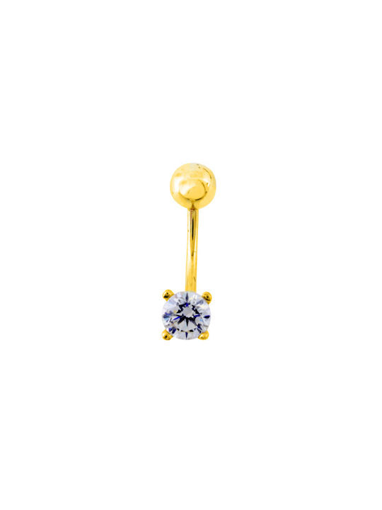 Single Earring made of Gold 14K