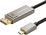 Cabletime Braided USB 2.0 Cable USB-C male - USB-C Μαύρο 2m (CT-CBD8K-ZG2)