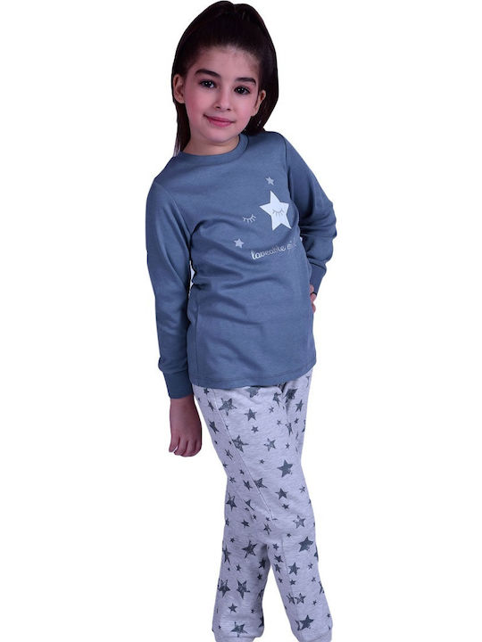 Biorganic Kids' Pajamas Winter Multicolored