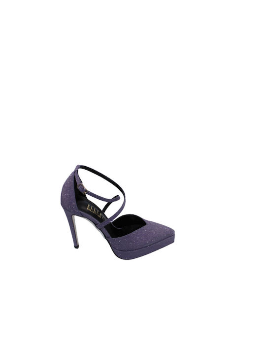 Ellen Purple Low Heels