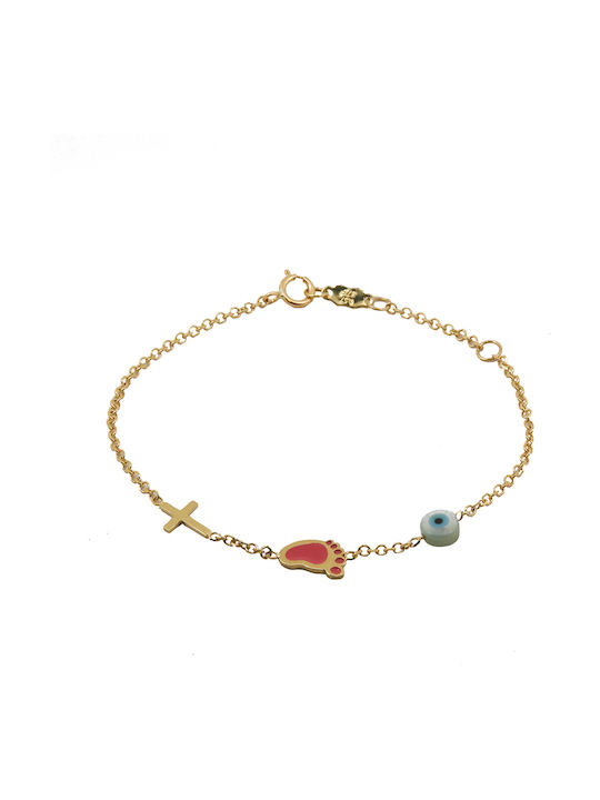 Kids Bracelet from Gold 9K