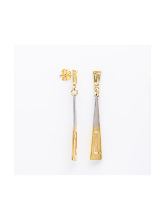 Earrings made of Silver Gold Plated