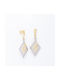 Earrings made of Silver Gold Plated