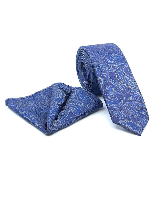 Legend Accessories Men's Tie Set Printed Blue