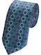 Epic Ties Men's Tie Silk Printed in Blue Color