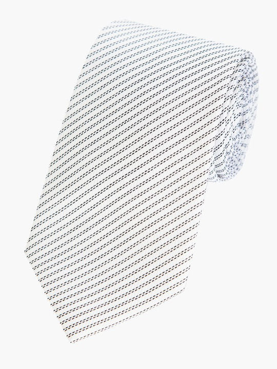 Epic Ties Herren Krawatte Seide Gedruckt in Weiß Farbe