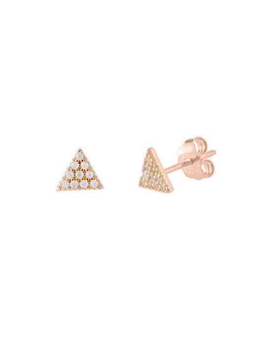 Earrings made of Pink Gold