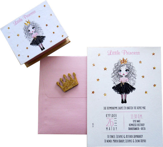 LiebeQueen Baptism Invitation Princess