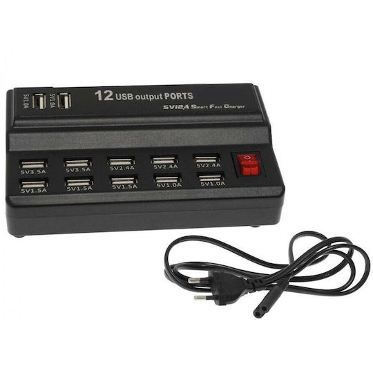 Factory Ladegerät ohne Kabel 60W Schwarzs (Usb)