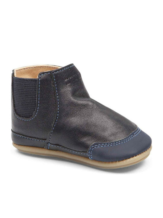 Easy Peasy Kinderhausschuhe Stiefel Blau