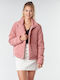 Nocho Kurzes Damen Puffer Jacken für Winter Rosa