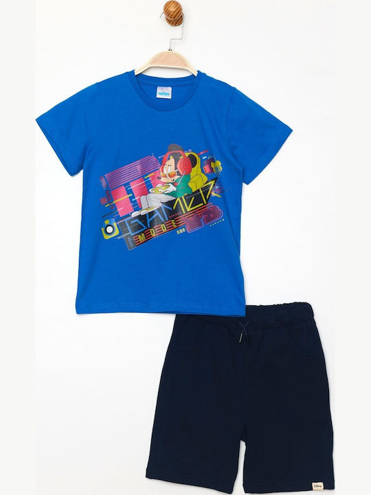 Kids' Set with Shorts Summer 2pcs Blue