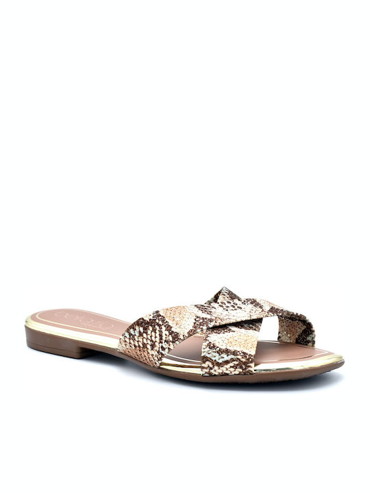 Beira Rio Women's Flat Sandals in Pink Color