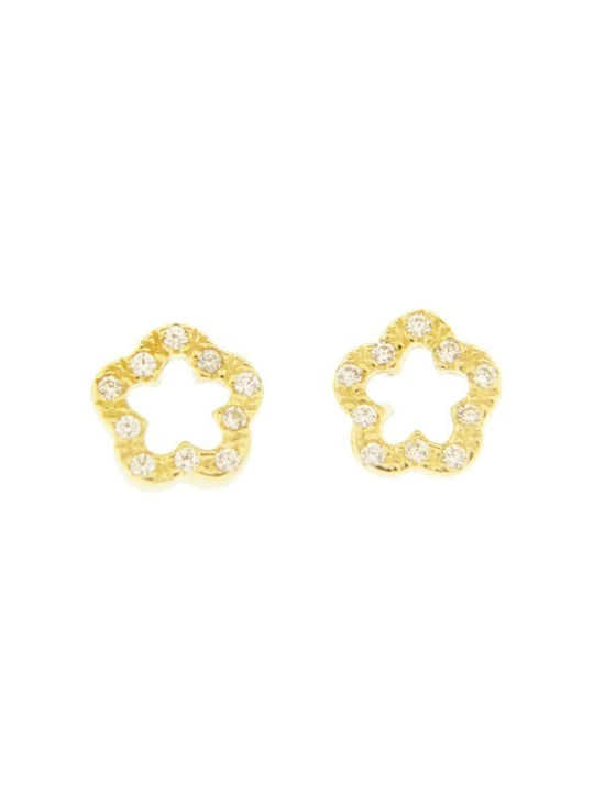 Xrisokosmima Earrings made of Gold 14K