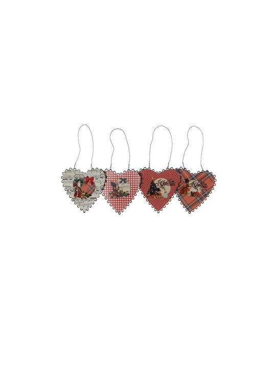 Plastona Christmas Heart Ornament