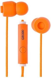 Grixx In-Ear Freihändig Kopfhörer mit Stecker 3.5mm Orange