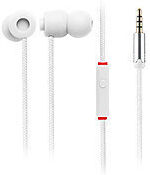 Grixx In-ear Handsfree με Βύσμα 3.5mm Λευκό