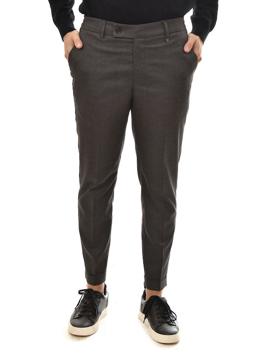 Trousers Suit in Relaxed Fit Gray