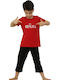 Sexen Kids' Pajamas Summer Cotton Black