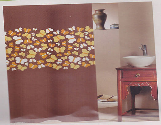 VS Home Duschvorhang Stoff 180x200cm Butterflies