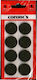 Saratoga 09084003 Square Felts with Sticker 30x30mm 8pcs