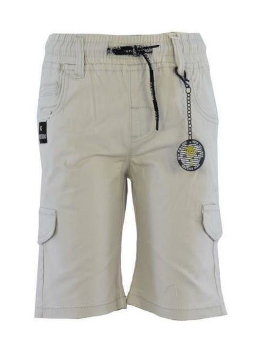 Kinder-Shorts/Bermudas Stoff Beige.