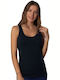 Mit Spaghetti-Träger Dark Blue Damen T-Shirt