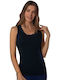 Women's T-Shirt with Spaghetti Strap Dark Blue