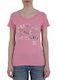 2nd Skin Damen T-Shirt Blumen Blush