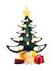 Hanging Ornament Tree Metallic