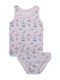Donella Kids' Set Brief with Undershirt Gray 2pcs