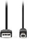 Nedis USB 2.0 Cablu USB-A - USB-B Negru 2m CCGL60100BK20
