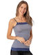 Women's T-Shirt with Spaghetti Strap Dark Blue