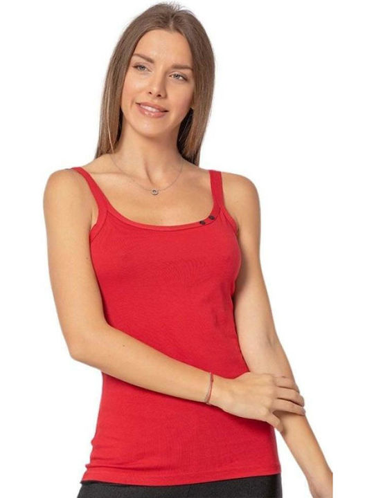 Sexen with Spaghetti Strap Red Tricou pentru femei