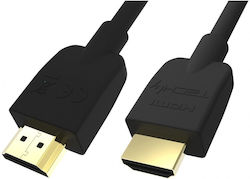 Techly ICOC HDMI2-4-050T HDMI 2.0 HDMI-Stecker - HDMI-Stecker 5m Schwarz